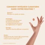 Prendre un comprimé de curcuma naturel pendant ou après un repas, une fois par jour