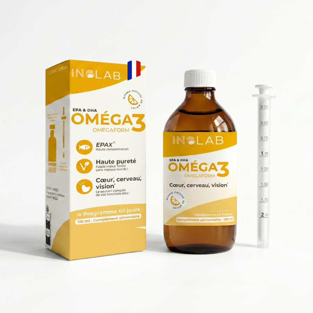 huile de poisson apex omega 3 flacon pipette bouteille