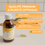 huile d'oméga 3 de qualité premium et d'une pureté optimale