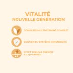 complexe multivitaminé complet qui soutien le système immunitaire