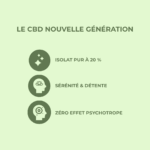 L'huile de CBD permet la sérénité et la détente, avec 0 effet psychotrope