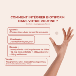 indications de consommation du complément alimentaire biotine pour les cheveux
