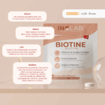 avis sur la biotine Inolab 4,2/5 étoiles