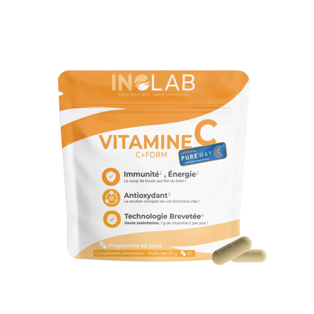 Sachet en poudre de Vitamine C de qualité française Inolab