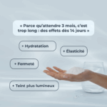 Le collagène marin permet l'hydratation, l'élasticité, la fermeté et la luminosité de la peau