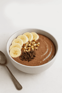 Choco bowl au collagène au cacao et à la banane