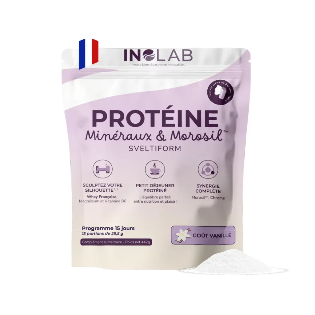 Sachet de protéine whey pure et 100% naturelle