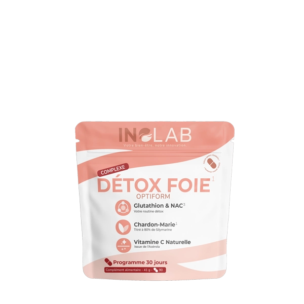 Sachet de complément alimentaire pour la détox du foie