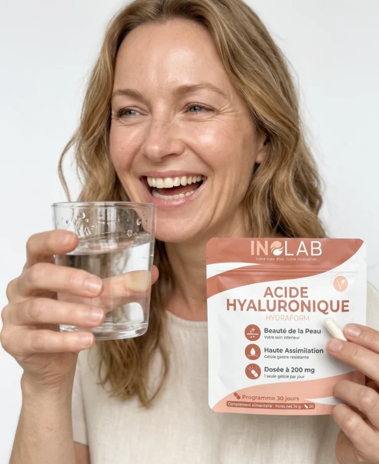 Pourquoi choisir HYDRAFORM : acide hyaluronique de bas poids moléculaire en gélule gastro-résistante