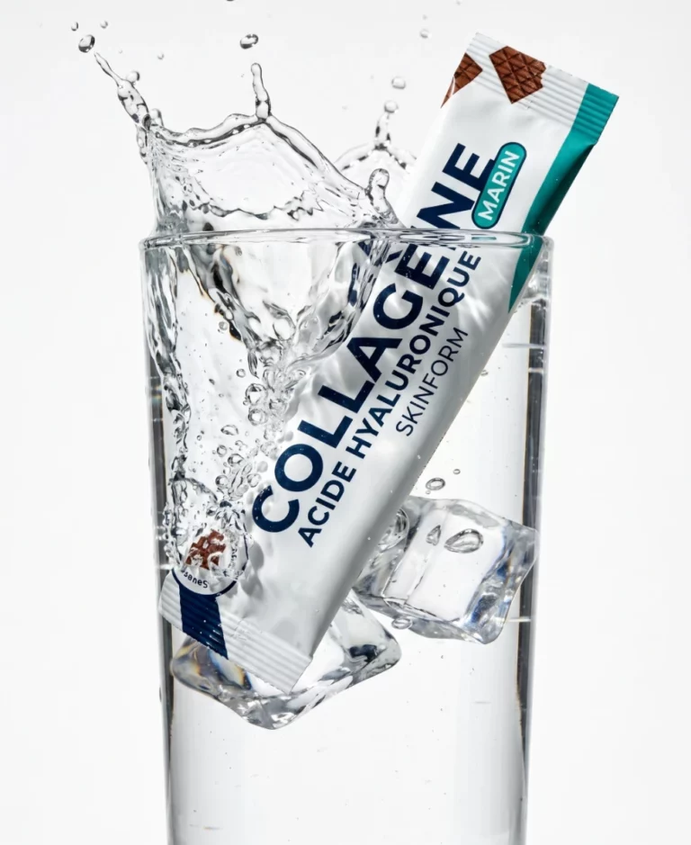 SKINFORM Nomade : chiffres clés sur le collagène marin, l'acide hyaluronique et la vitamine C par stick