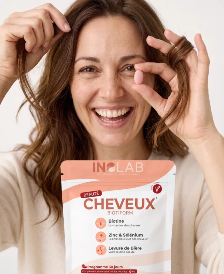 BIOTIFORM : chiffres clés sur la biotine et le zinc, au moins 100 % des apports journaliers recommandés