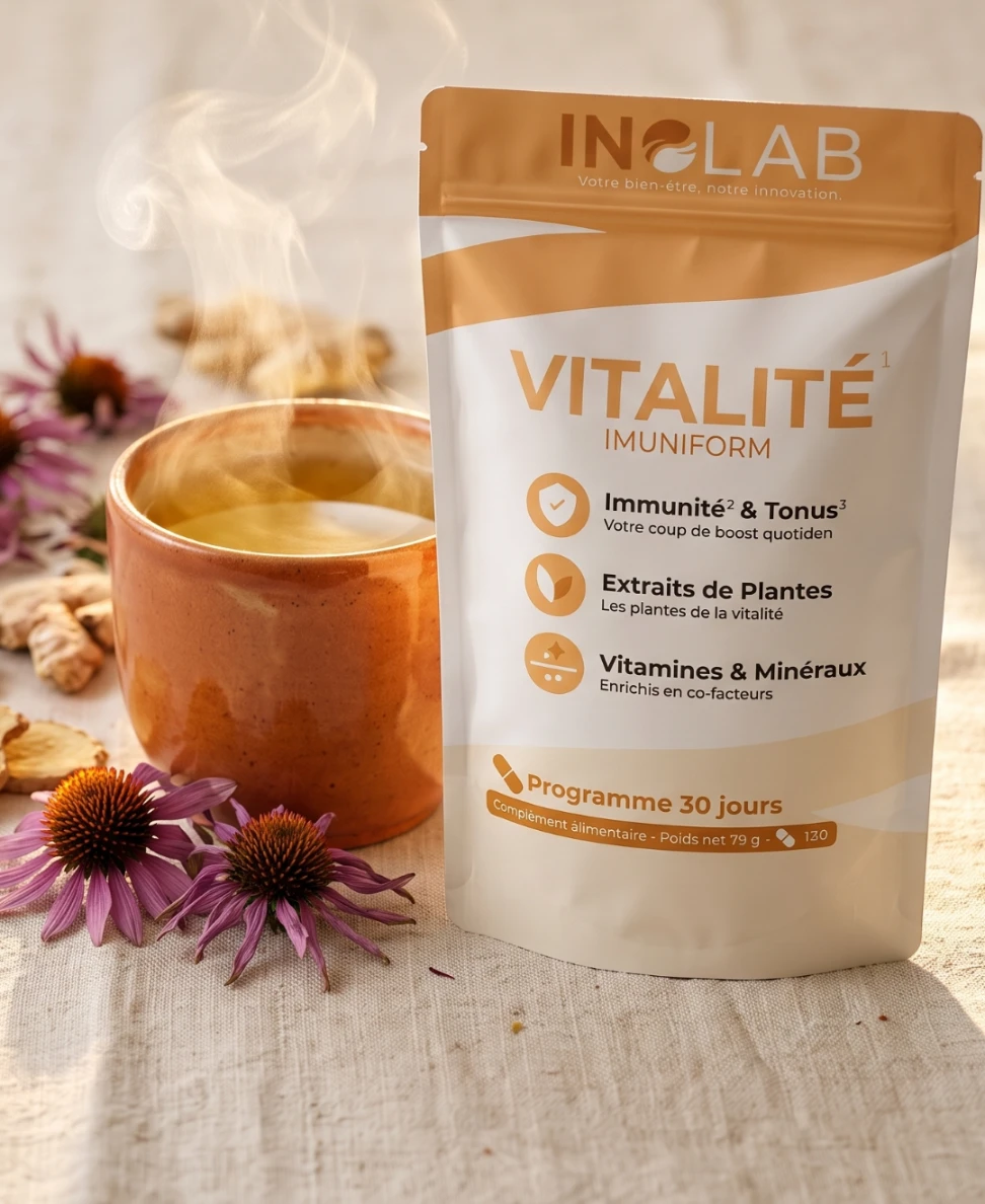 IMUNIFORM : vitamines, minéraux et ginseng sibérien pour soutenir le tonus et les défenses immunitaires