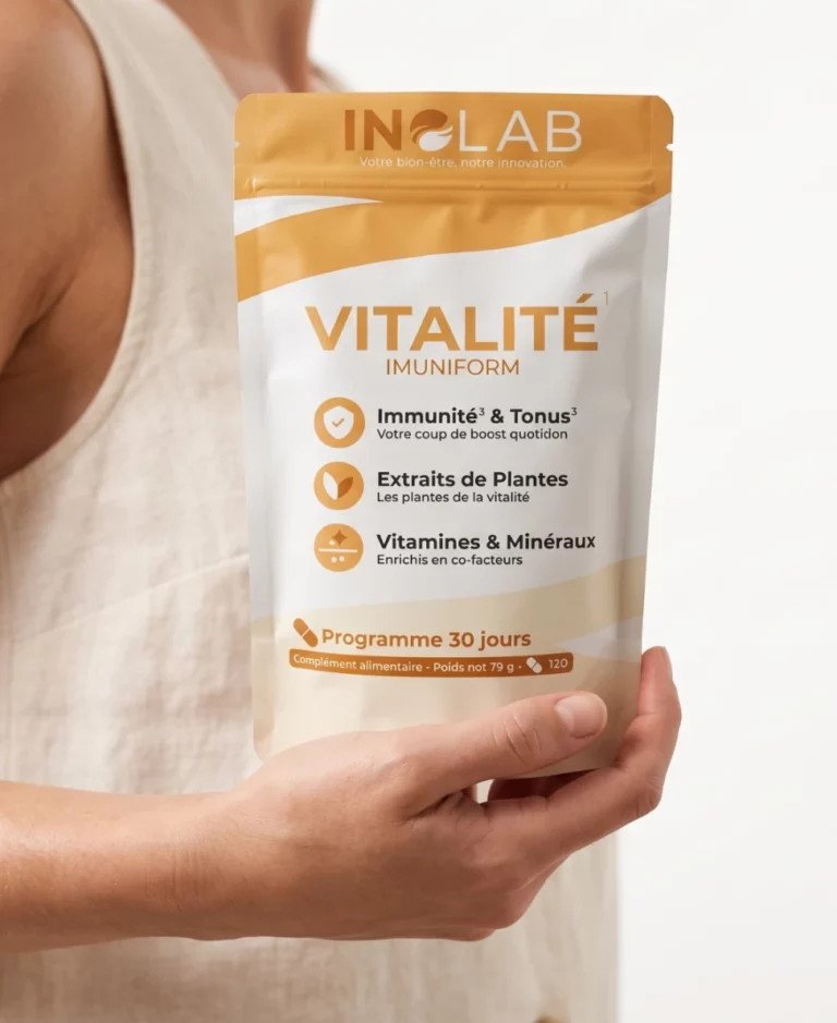 Pourquoi choisir IMUNIFORM : formule complète de vitamines, minéraux, antioxydants et plantes en 4 gélules par jour