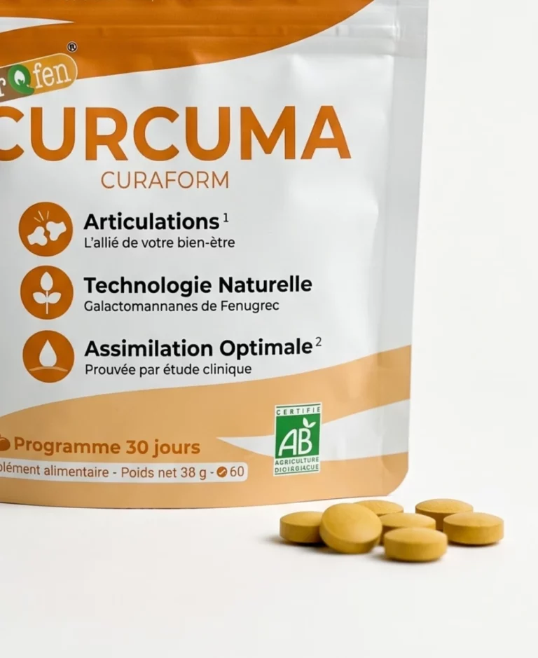 CURAFORM au quotidien : comprimé de curcuma pris le matin ou le soir, avec avis clients