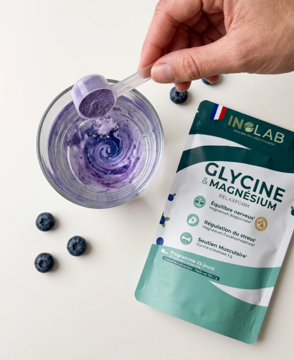 RELAXFORM : glycine et magnésium pour la détente nerveuse et musculaire et le sommeil