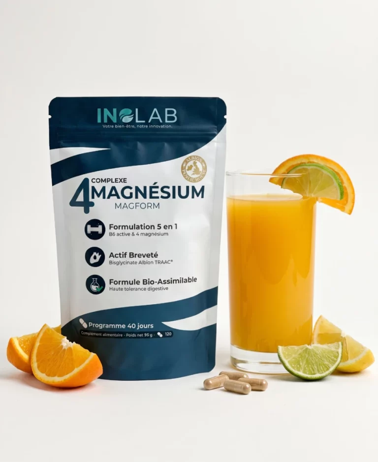MAGFORM : chiffres clés, 300 mg de magnésium élément pour 1980 mg de sels de magnésium
