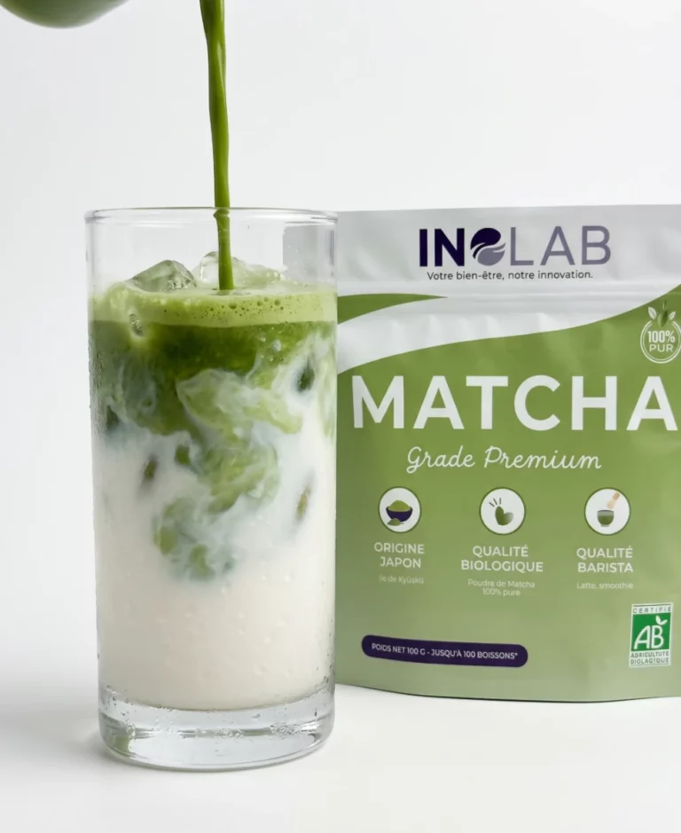 Pourquoi choisir MATCHA BIO : matcha bio de l'île de Kyushu, saveur douce et peu amère, sans additif