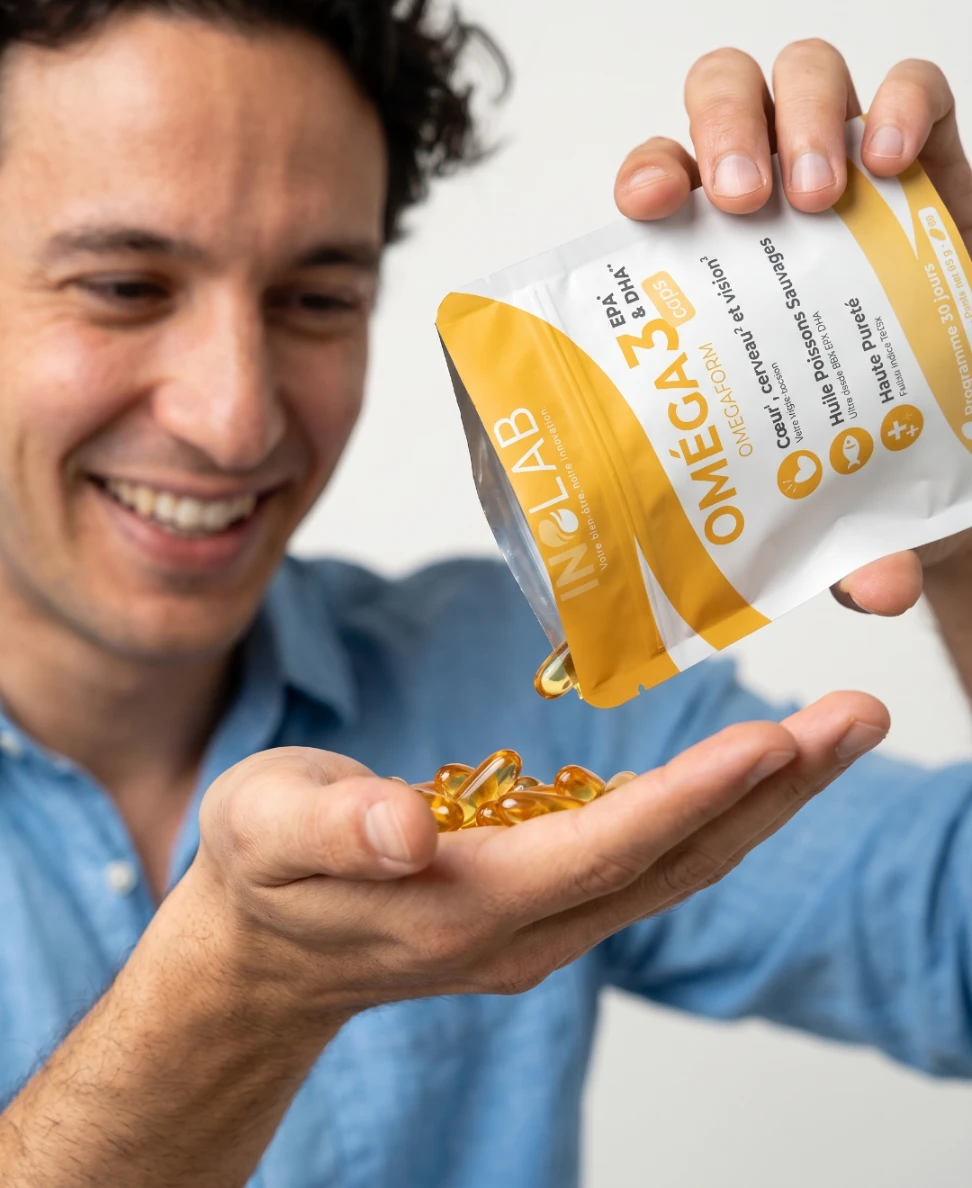 OMEGAFORM Caps : oméga 3 EPA et DHA pour le cœur, le cerveau et la vision