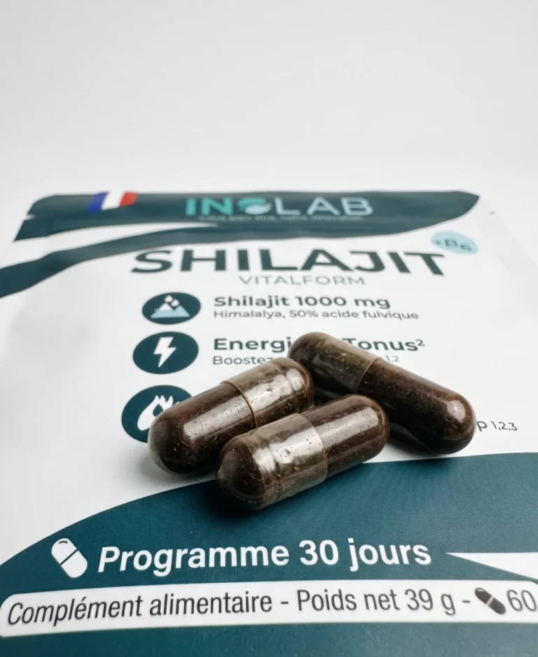 Utilisation VITALFORM : 2 gélules par jour, de préférence le matin avec un grand verre d'eau