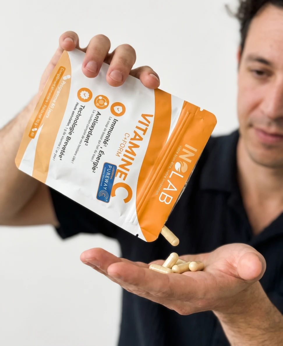Pourquoi choisir C+FORM : structure liposomale de vitamine C, absorption et confort digestif