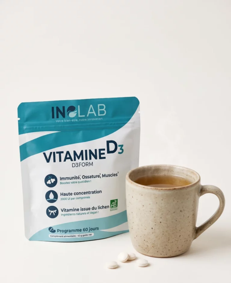 D3FORM : la vitamine D3 contribue au maintien d'une ossature normale et au système immunitaire