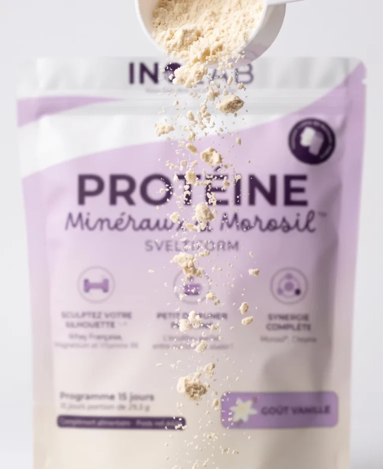 Pourquoi choisir SVELTIFORM : 18 g de protéines par dose, Morosil®, chrome, magnésium et vitamine C