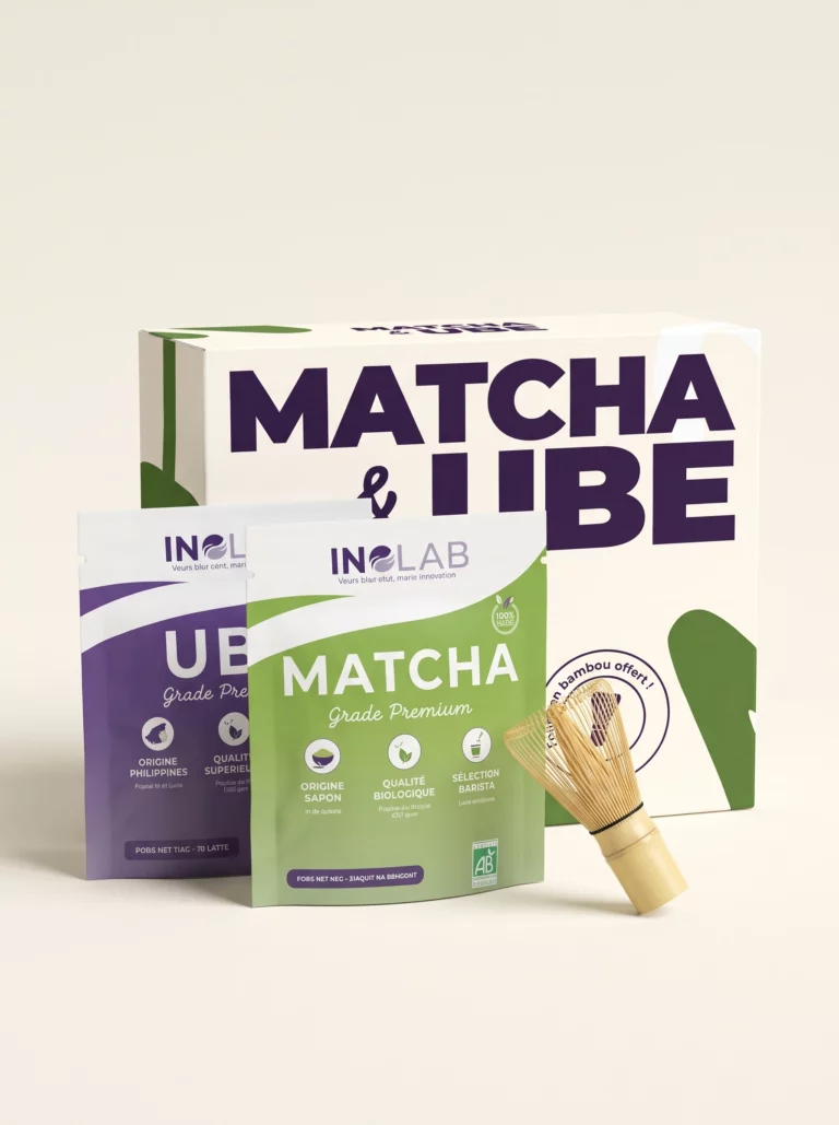 Coffret Matcha & Ube - Poudre Premium + Fouet