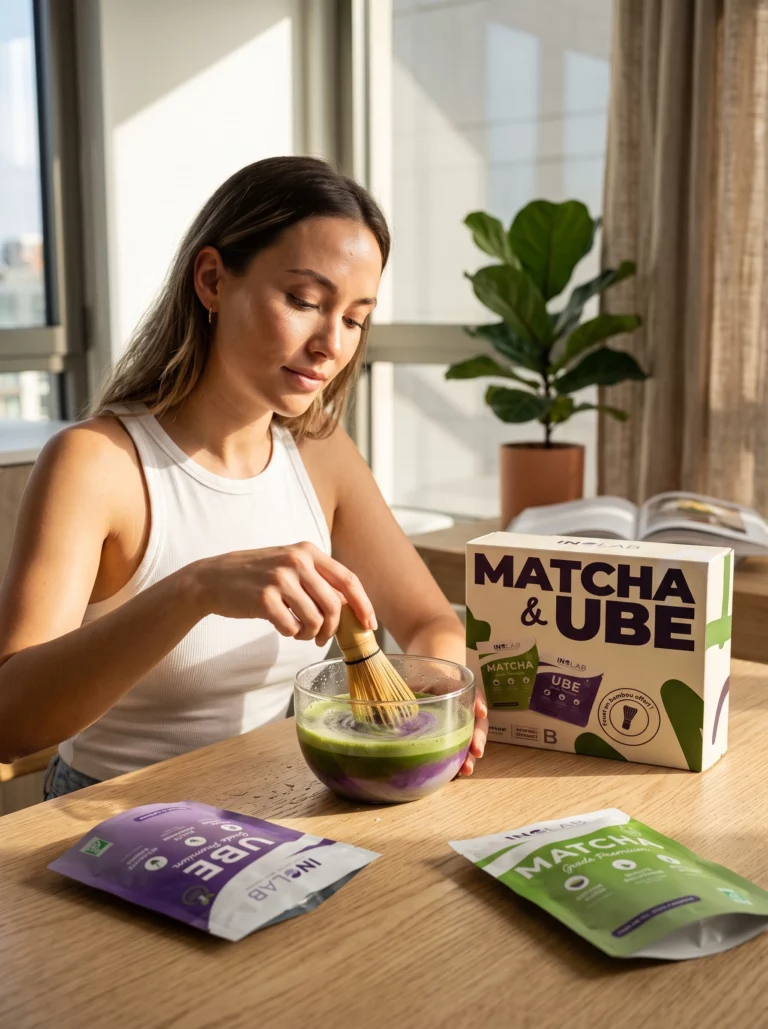 Coffret Matcha & Ube - Poudre Premium + Fouet