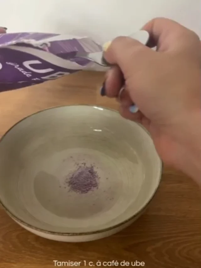 Préparation Ube